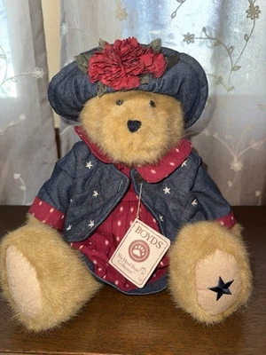 Boyds Bears Plush Pricilla T Spangler 16.00in Fabric Plush Bear/Animal 904440 - Image 1 of 4