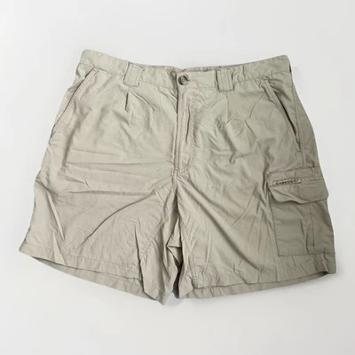 Pantalones Cortos Exofficio Carga Para Hombre Grandes 36 Forrados Bolsillos Plisados Nylon De Colección Beige Foto 1 de 4