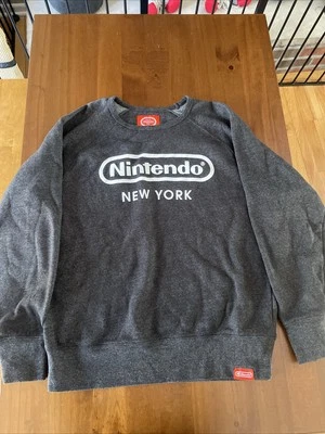 Sudadera Pullover Cuello Redondo Oficial Pista Carreteras Nintendo New York Carbón Talla M Foto 1 de 4