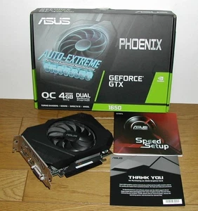 Asus Ph-gtx1650-o4gd6 Geforce Gtx 1650 Oc Edition 4gb Gddr6 Gaming Graphics - Picture 1 of 7