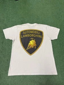 Supreme Automobili Lamborghini T-Shirt Men’s Size Large White Made in USA MARKED - Bild 1 von 14