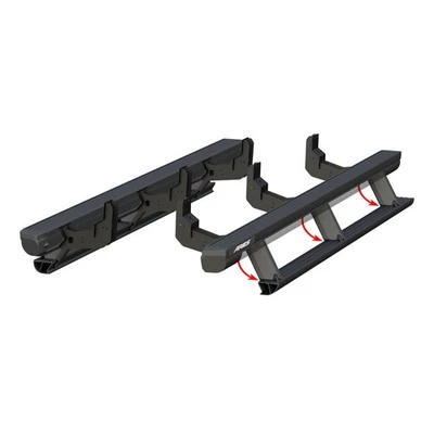 Aries 3047960 ActionTrac 87.6" Retractable Running Boards Side Steps Black - Изображение 1 из 4