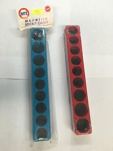 Mechanic Time Saver S128X 9 hole magnetic socket holder organizer 1/2" drive  - Picture 1 of 4