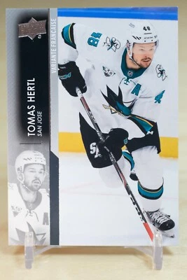 2021-22 Upper Deck Base French Parallel #149 Tomas Hertl - San Jose Sharks - Image 1 of 2