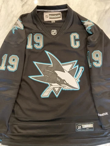 Joe Thornton San Jose Sharks NHL Reebok Alt Jersey Cover