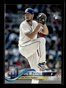 2018 Topps #376 Kyle McGrath RC San Diego Padres - Foto 1 di 2