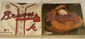 MLB Atlanta Braves Auténticos Posavasos Estilo Europeo Paquete de 6 - Imagen 1 de 1