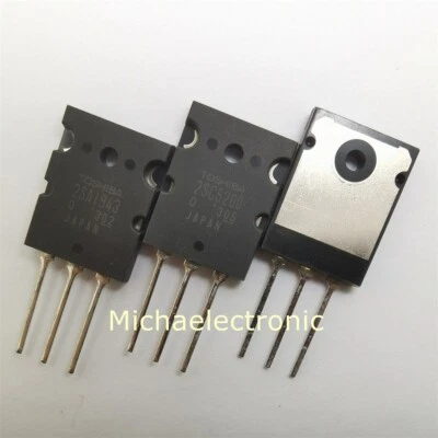 10pairs 2SA1943 2SC5200 A1943 C5200 Genuine New Toshiba TO-3P - Image 1 of 4