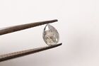 0.72Cts Natürlich Grau Salz & Pfeffer Birne Form Loser Diamant 6.75mm DB71
