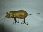 Vintage 2-3/4 Inch Wooden Unbranded (Shakespeare?) Mouse Fishing Lure Lot R-625