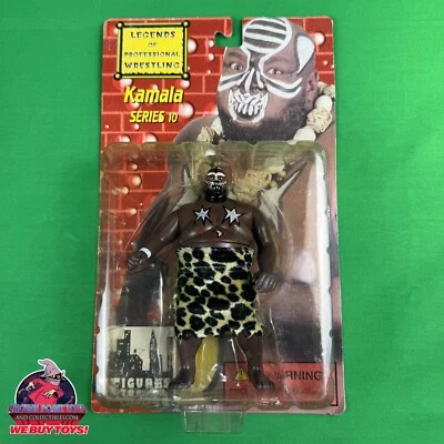 Figuras Toy Company 2000 Leyendas de Lucha Profesional Serie 10 Kamala Foto 1 de 4