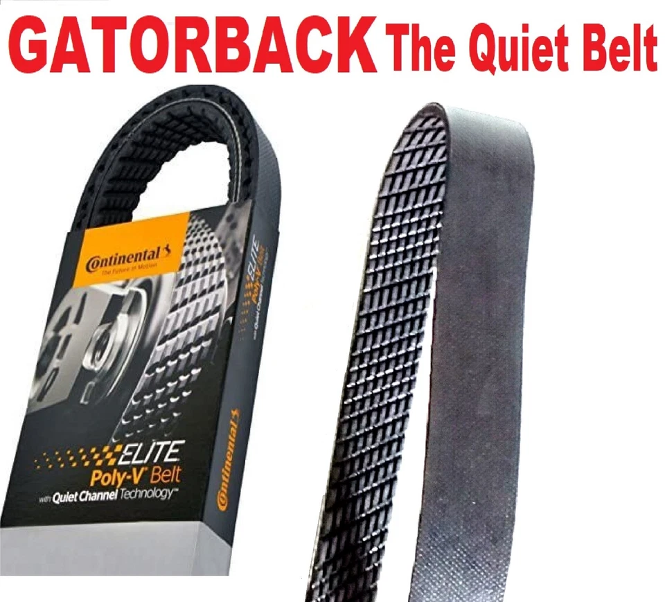 NUEVO Serpentine Poly-V The Quiet Belt Gatorback CONTINENTAL ELITE 4080435 Foto 1 de 2