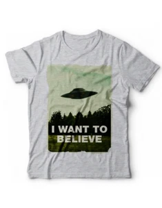 I Want to Believe UFO T-Shirt Shirt Uap Alien Scully Molder Space Area 51 - Bild 1 von 5