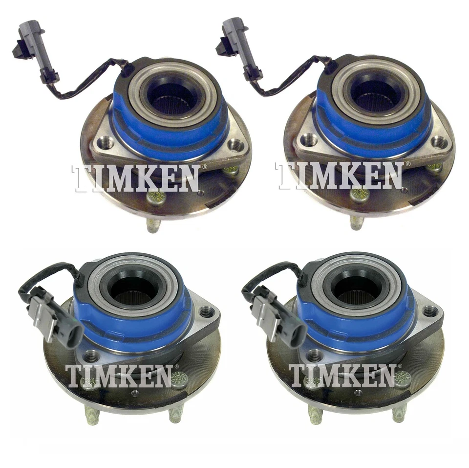 Kit de conjunto de cojinete de rueda delantera y trasera y buje Timken para Cadillac STS AWD 5 pernos Foto 1 de 1