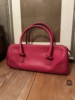 BURBERRY Pink  Leather Papillon / Barrel Handbag - Image 1 of 4
