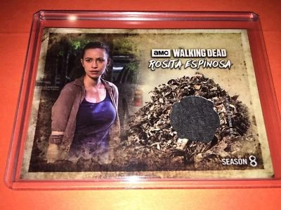 2016 CHRISTIAN SERRATOS Topps AMC WALKING DEAD Season 8 ROSITA WARDROBE CARD - Image 1 of 2