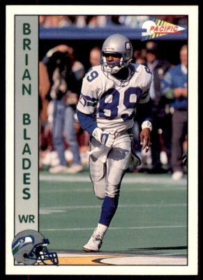 1992 Pacific Brian Blades Seattle Seahawks #287 - Image 1 of 2