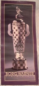Indianapolis 500 Poster von 1987, Borg-Warner Trophy 31x13 - Bild 1 von 1
