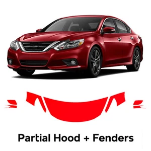 Hood Precut PPF Paint Protection Film For Nissan Altima Sedan 2016-2018 - Picture 1 of 8