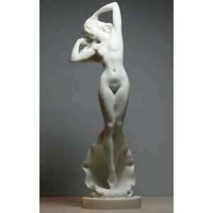 Goddess APHRODITE Venus Anadyomene Nude Female Erotic Statue Sculpture 12.6 in