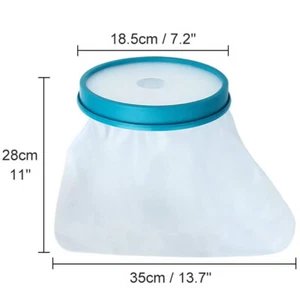 Water Proof Leg Cast Cover for Shower Watertight Foot Protector Adult - Picture 1 of 3