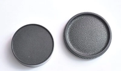 Contax OEM Original C/Y Mount Rear  Lens Cap + Camera Body Cap Set Japan - Image 1 of 2