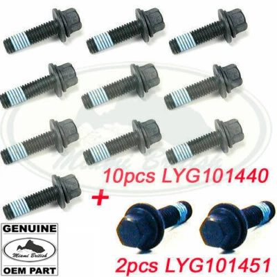 JUEGO DE PERNOS COLECTOR A CABEZA LAND ROVER GAMA CLÁSICA P38 DISCOVERY LYG101440 OEM Foto 1 de 2