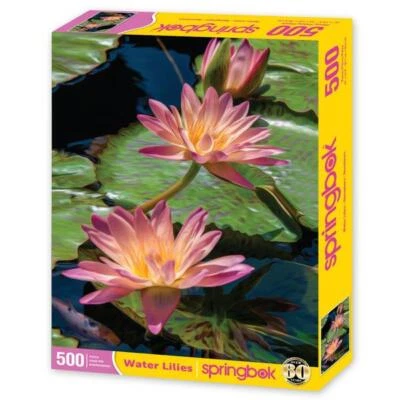 Springbok jigsaw puzzle;  Water Lilies;  500 pcs - Image 1 of 2