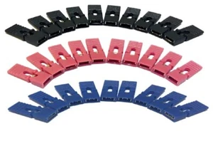 2.54mm Jumper Caps Header Handle Circuit Board Shunt Part Red Blue Black 300pcs - Picture 1 of 6