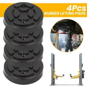 4Pcs Rubber Lifting Pads Block Replacement For Two Post Lift Pads Car Lift Ramp - Picture 1 of 14