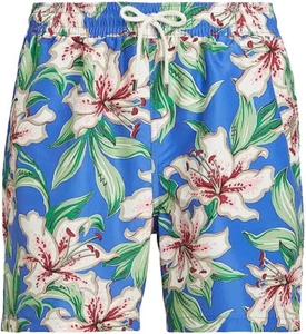 POLO RALPH LAUREN Men`s 5.75-Inch Traveler Floral Classic Swim Trunk, Sz M - Picture 1 of 4