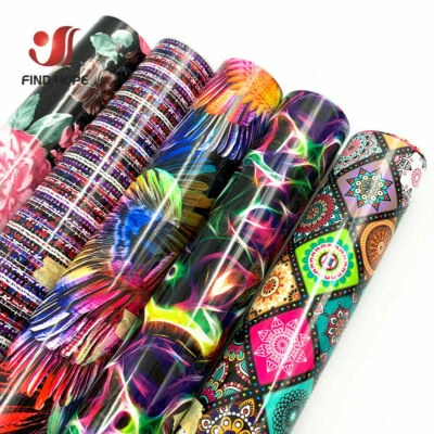 Flower EasyWeed Heat Transfer Vinyl Iron on Tshirts HTV Printing Cut Film DIY - Image 1 of 4