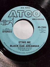 Black Oak Arkansas - Sting Me / Hey Ya'll - Atco VG F76