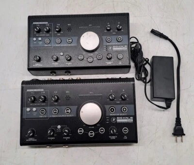 2X Mackie Big Knob Studio Recording Monitoring Controller USB Interface FOR PART - Image 1 of 4