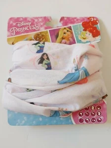 DISNEY Princess Face Mask Bandana Neck Gaiter Protective Face Cover Children 3+ - Picture 1 of 2