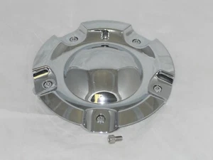 INOX XON XONI CHROME WHEEL RIM CENTER CAP REPLACES EST-W-N011 CAP F-265 FERVENT - Picture 1 of 2