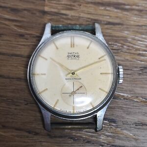 Smiths Vintage Astral Shockproof English Wrist Watch Working to Restore (BK208)
