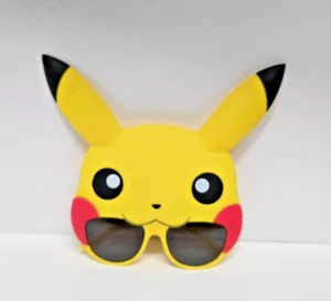 Pokemon Pikachu Kids Sunglasses 100% UV Pro SunStaches Halloween Cosplay - Picture 1 of 11