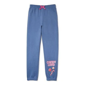 Candy Land Girls Fleece Joggers Small - Picture 1 of 3