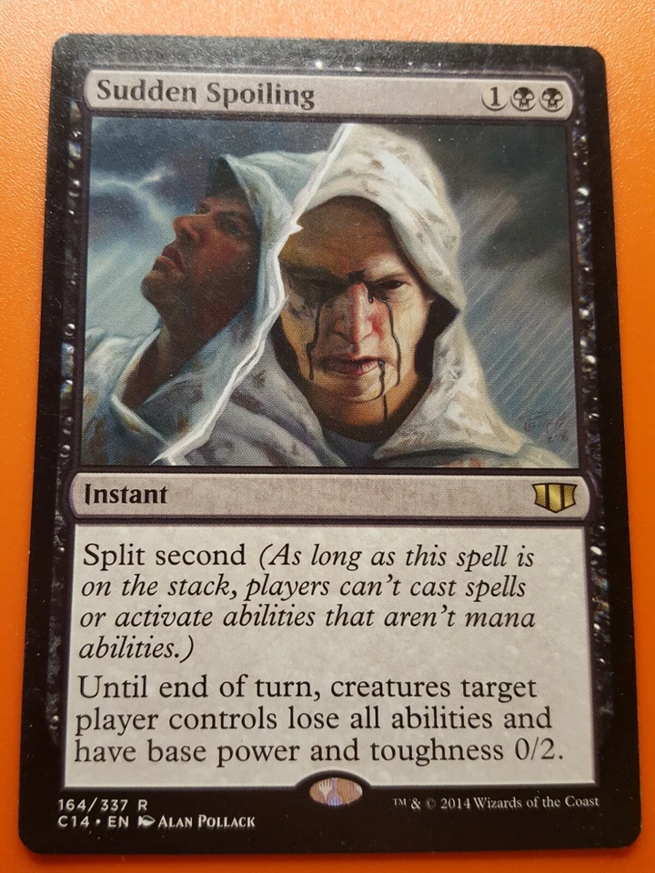 1x SUDDEN SPOILING - Commander/Time Spiral - MTG - Magic the Gathering - Image 1 of 2