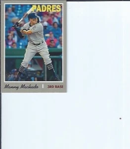 Manny Machado 2019 Topps Heritage Action Parallel - Picture 1 of 1