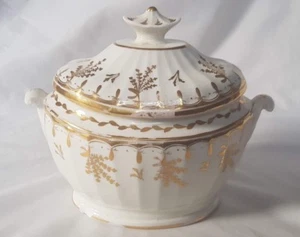 ELEGANT THOMAS ROSE COALPORT REGENCY TWIN HANDLED SUCRIER. SUGAR DISH. - Picture 1 of 12