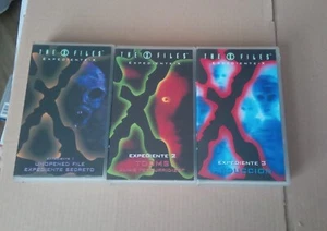 VHS Kassetten - The X Files, Akte X 3× VHS Top Zustand! - Sammlung in Spanisch! - Bild 1 von 3