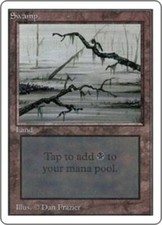 1x Swamp (Two Branches) LP, English MTG Unlimited
