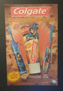Cómics Colgate 2006 "Protecting Smiles" Superman DC - Página de anuncio/anuncio impreso - Imagen 1 de 1