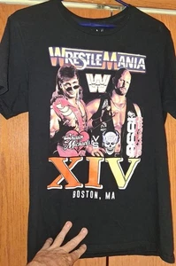 Vintage Wrestle Mania XlV S. Michaels, Stone Cold Steve Austin T-Shirt Mens 🔥💪 - Picture 1 of 24