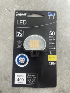 Feit Electric 50-Watt Bright White GY8 Dimmable Bi-Pin LED Light Bulb - NEW - Picture 1 of 1