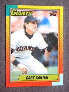 Carta Baseball Gary Carter #19T Topps Traded 1990 (San Francisco Giants) - Foto 1 di 2
