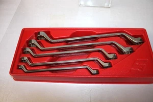 Juego de llaves de caja Snap On 5 piezas 12 puntos SAE Flank Drive® 60° Deep Offset X0605 - Imagen 1 de 5