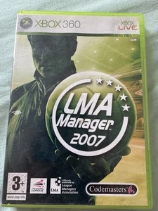 LMA Manager 2007 (Xbox 360 Game) With Manual - Picture 1 of 4